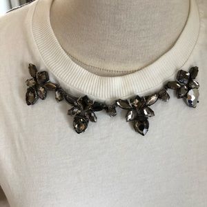 Zara embellished shirt with plaid back